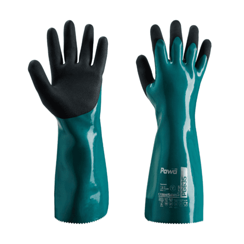Pawa PG635 PVC Chemical Gauntlet