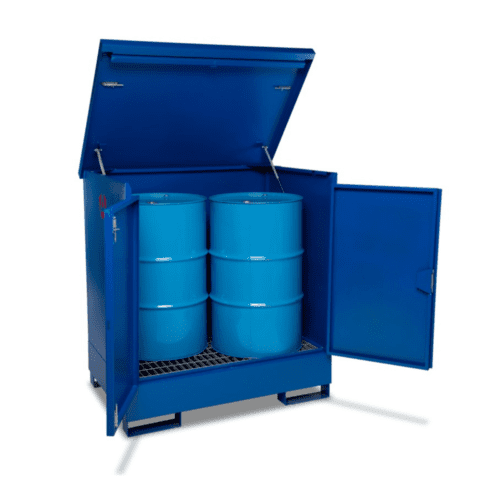 Armorgard 2 Drum enclosed DrumBank 1385mm (H) x 1075mm (W) x 1345mm (D)