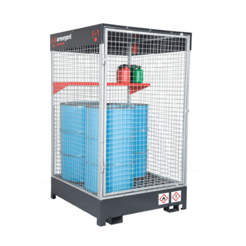 Armorgard DrumCage COSHH Compliant Storage Unit for Liquids, Gases and Solids