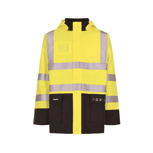 Lyngsoe FR AS Two-Tone Hi-Vis Women's Rain Jacket