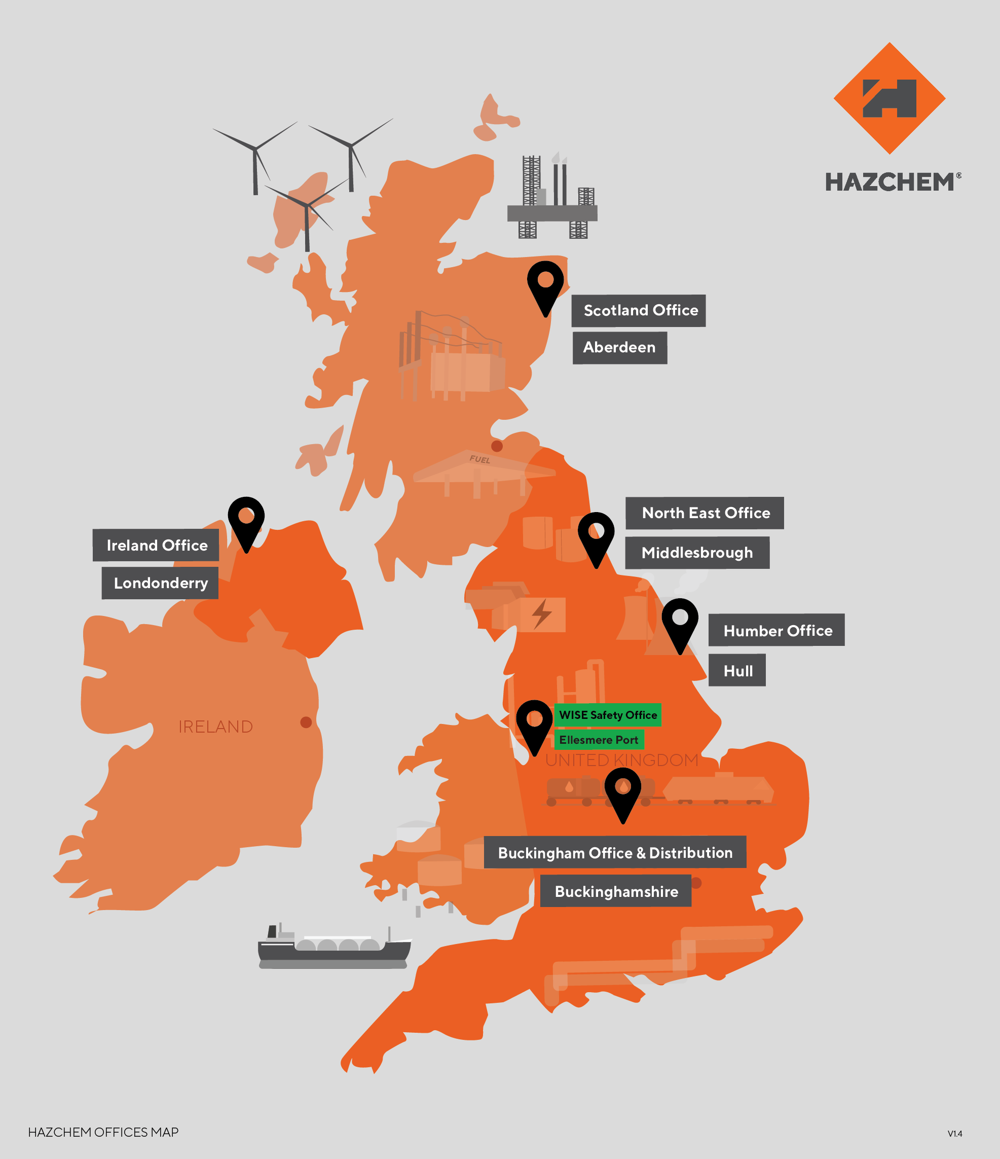 HAZCHEM CUSTOMER OFFICES MAP V1.4