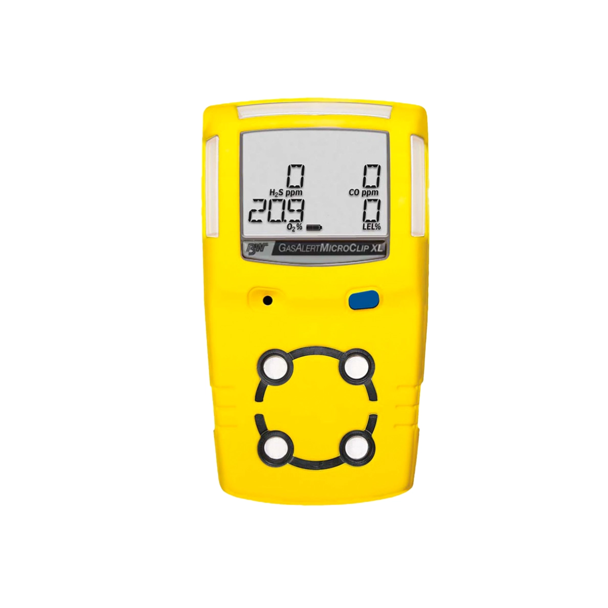 BW™ GasAlert MicroClip XL 4 Gas Detector - O2, LEL, CO, H2S
