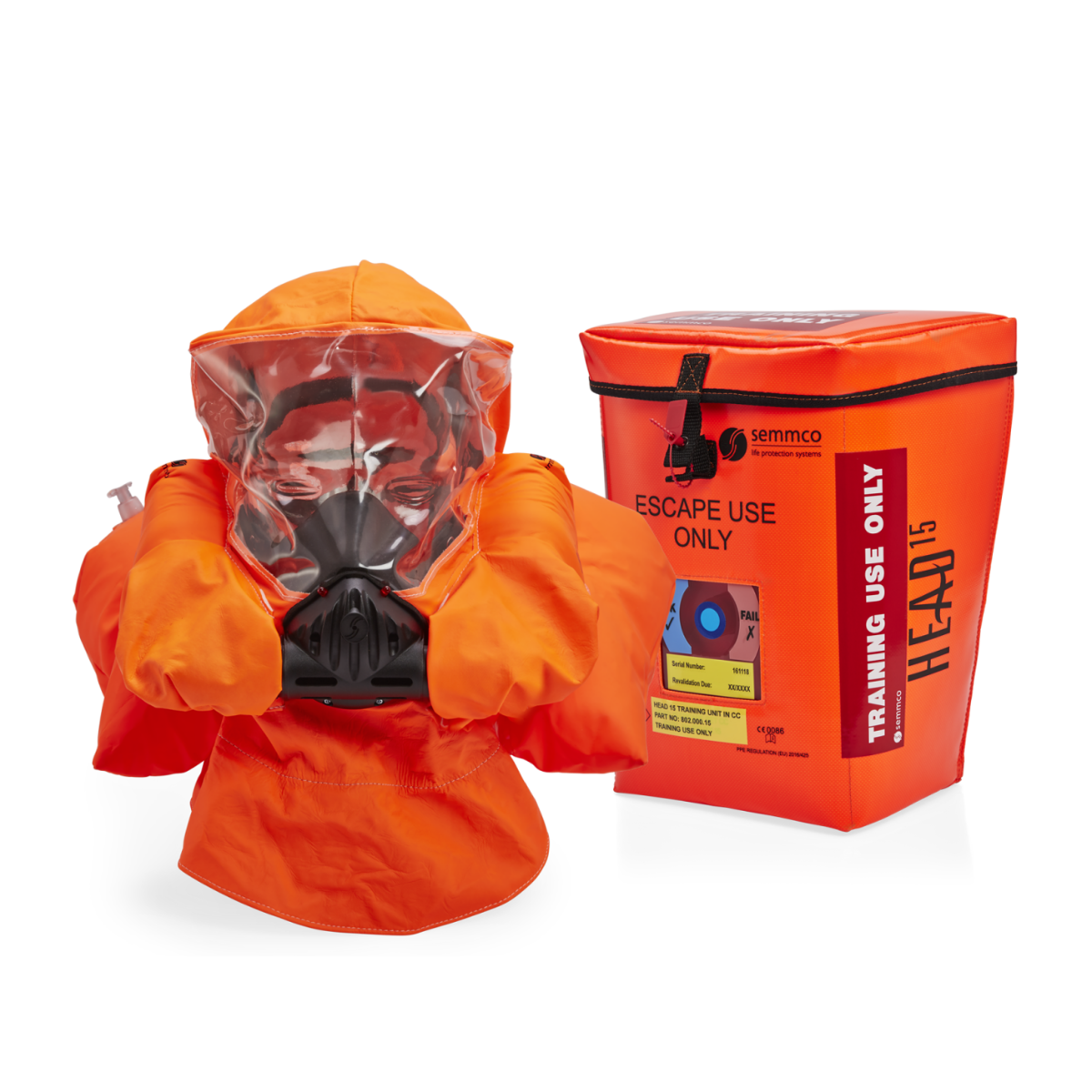 RP5418 ∙ HEAD Escape Training Set in orange BandolierCarry Case